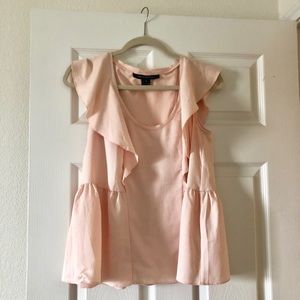 Gorgeous French Connection soft pink blouse